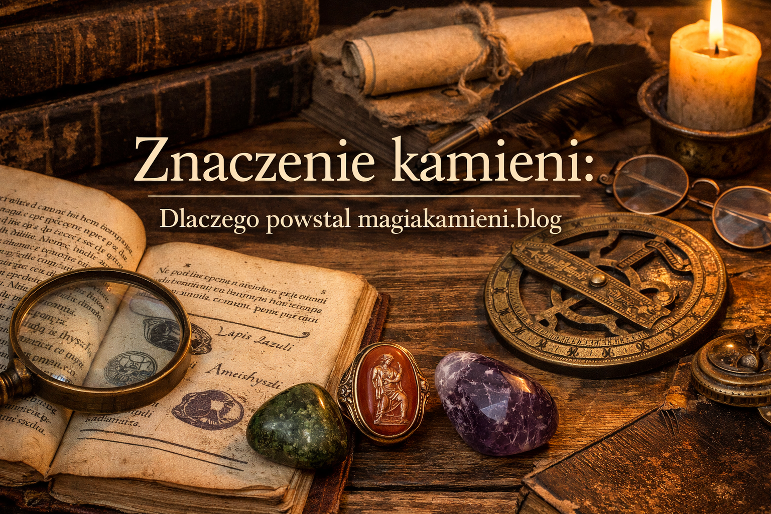 Znaczenie kamieni- dlaczego powstał: magiakamieni.blog