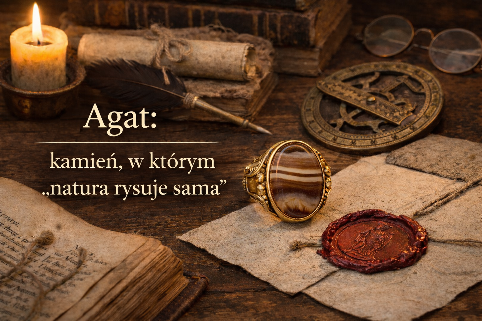 Agat: kamień, w którym „natura rysuje sama”